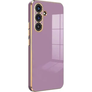 Samsung Galaxy A15 Kılıf Olive Plated Lila