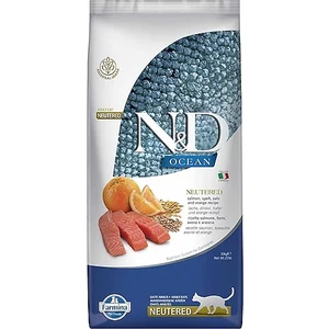 Ocean Düşük Tahıllı Somonlu ve Portakallı Kısırlaştırılmış Kedi Maması 10Kg