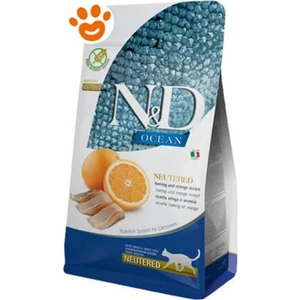Ocean Ringa Balıklı Portakallı Kısırlaştırılmış Kedi Maması 1.5 Kg
