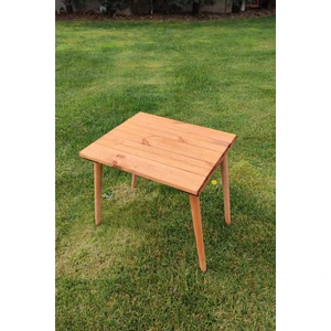Wooden Factory Kolay Taşınabilir Ahşap Kamp Masası, Piknik Masası, 50x45 cm