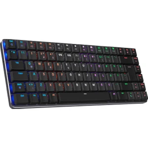 W-Granıte Siyah/gri Low Profile Red Swıtch Q Rgb 2,4 Ghz+ Bt Mekanik Gaming Oyuncu Klavye