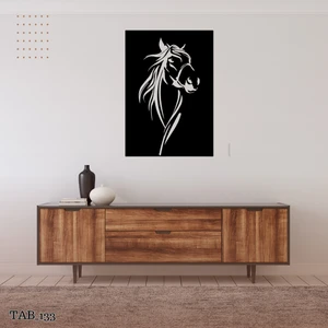 Valor Makina Tasarım At Figürlü Tablo