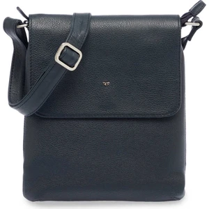 Lacivert Hakiki Deri Kadın Çapraz Askılı Çanta - S1AC00002955-I91