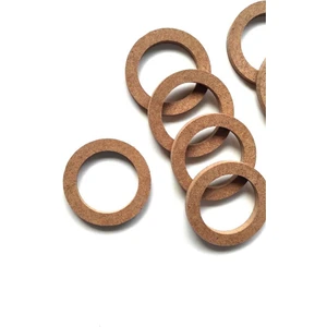 10'lu Ahşap Mdf Hobi Halka 5,5 cm Mini Kasnak