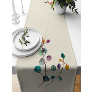 Bertille Home Flower Serisi 140X40 cm Dijital Baskılı Runner