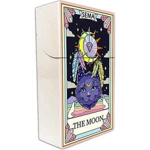 İşte Bu Tarot Baskılı Tabaka Kişiye Özel Isimli Sigara Kutusu Tabakası Standart Boy