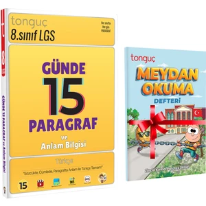 Tonguç Akademi LGS Günde 15 Paragraf ve Anlam Bilgisi - Meydan Okuma Defteri