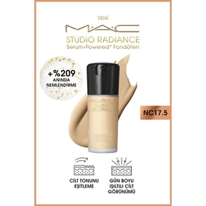 MAC Studio Radiance Serum - Powered Fondöten  NC17.5 30 ml