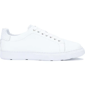 Tamer Tanca Erkek Hakiki Deri Beyaz Sneakers & Spor Ayakkabı 233 4613 Erk Ayk Y24 Byz Dr/yln