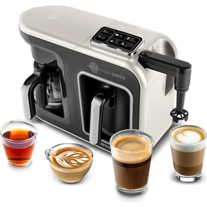 Hatır Plus Barista 6 In 1 Latte Cappucino ve Közde Türk Kahvesi Makinesi Cream