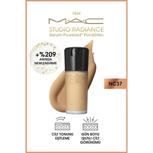 Studio Radiance Serum-powered™ Işıltılı Bitişli Cilt Bakımı Etkili Fondöten - Nc37 - 30ml