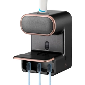 Diş Fırçası Tutuculu Otomatik Diş Macunu Dispenseri Sensörlü Elektrikli Diş Macunu Dispenseri Duvara Monteli Diş Macunu Sıkacağı Düzenleyici, Çocuklar Için Yetişkinler Için 3 Diş F (Yurt Dışından)