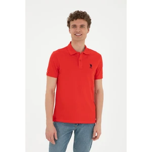 U.S. Polo Assn. Erkek Kırmızı Tişört Basic 50279581-VR030