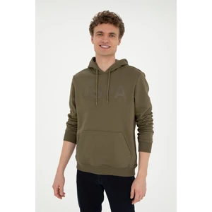 U.S. Polo Assn. Erkek Haki Sweatshirt 50269396-VR027