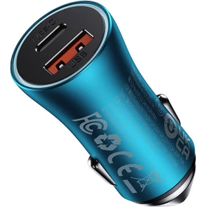 Golden Contactor Max 60W Series Araç Içi Şarj Cihazı-Mavi