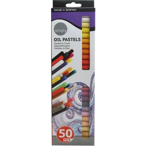 Daler Rowney Simply Oil Pastel Yağlı Pastel Seti 50 Renk