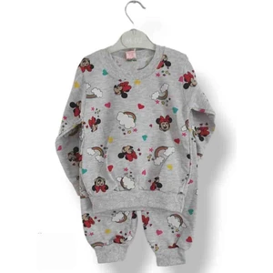 Asil Öztürk Baby & Kids Balam Kız Çocuk Mickey Minnie Mouse Alt Üst Eşofman Takımı Pijama