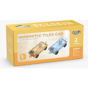 Magnetic Tiles Car (Starshine Seti Arabası) 2 Adet / Manyetik Bloklar
