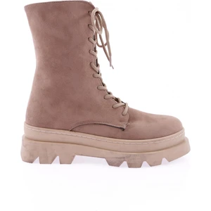 Dgn 744-22K Kadin Bağcikli Fermuarli Bot