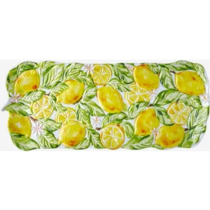 Chiara Alessi Capri Sarı Melamin Servis Tabağı 48 cm