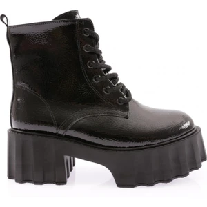 Dgn ES801 Kadin Kalin Taban Bağcikli Bot