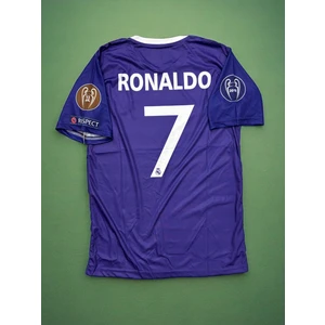 North Stand Real Madrid 2017 Cardiff Final Mor Ronaldo Forması