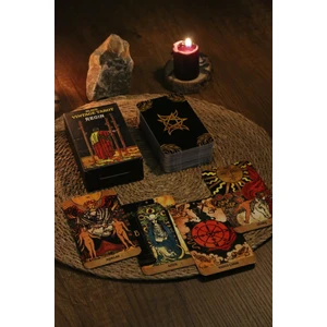 Vintage Tarot Destesi 78 Kart Yüksek Baskı Kalitesi Özel Tasarım ve Kullanım Kılavuzu ile