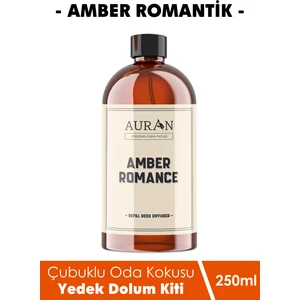 Amber Romantik Yedek Çubuklu Oda Ve Ortam Kokusu Esansı Yedek Dolum Şişe Amber Romantic 250ml
