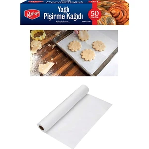 Yağlı Pişirme Kağıdı / Tepsi Altı Kağıdı / 50 Metre