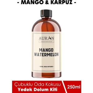 Mango & Karpuz Yedek Çubuklu Oda Ve Ortam Kokusu Esansı Yedek Dolum Mango & Watermelon 250ml