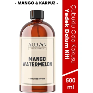 Mango & Watermelon Yedek Çubuklu Oda Ve Ortam Kokusu Esansı Yedek Dolum Şişe Mango 500ml