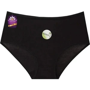 2572 Kadın Yüksek Bel Bambu Külot 12 Adet