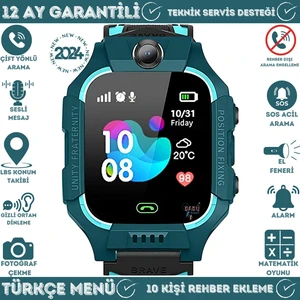 Ekmekteknem  X45 Sım Kartlı Kameralı Akıllı Çocuk Takip Saati