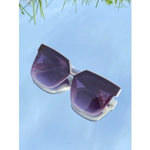 Mise Aksesuar Selin Kare Beyaz Güneş Gözlüğü