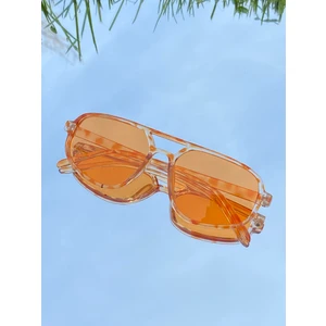 Mise Aksesuar Turuncu Leoparlı Unisex Güneş Gözlüğü