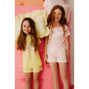 Kız Çocuk Daisy  Çok Renkli Pijama Takımı