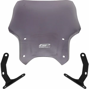 GP Kompozit Honda CB125R / CB250R 2012-2024 Uyumlu Kısa Ön Cam Füme 33 cm