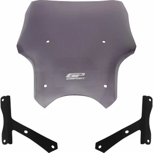 GP Kompozit Hero X-Pulse 200 2020-2024 Uyumlu Kısa Ön Cam Füme 33 cm