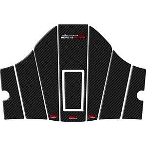 GP Kompozit Honda Activa 125 2023-2024 Uyumlu Tank Pad Seti Karbon