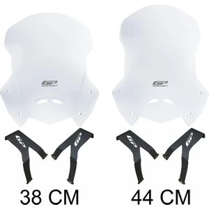 GP Kompozit Honda CRF250L / CRF300L 2023-2024 Uyumlu Ön Cam Şeffaf 44 cm