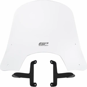 GP Kompozit Scooter Universal Kısa Ön Cam Şeffaf 42 cm
