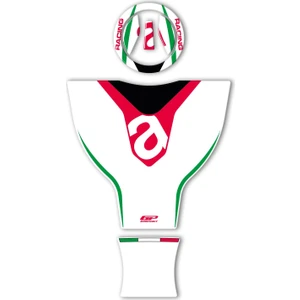 GP Kompozit Aprilia RS 660 2021-2023 Uyumlu Tank Pad Beyaz