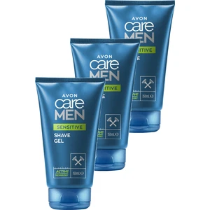 Care Men Sensitive Papatya ve Aloe Özü Içeren Tıraş Jeli 150  Üçlü Set