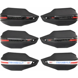 GP Kompozit Honda XL750L Transalp 2023-2024 Uyumlu Plastik Elcik Koruma Siyah SİYAH