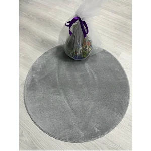 Frt Home Frt Yuvarlak Dekoratif Peluş Puffy Kaymaz Taban Salon Mutfak Çocuk Odası Koridor Halısı