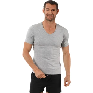 Özkan Underwear 0273 Erkek V Yaka Yarım Kol Pamuklu Tişört Fanila