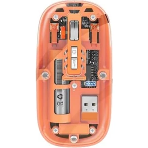 Coverzone Şeffaf Kablosuz Mouse USB Reciever ile Bağlan Modern Transparan Tasarım ile Tarzını Yansıt M233