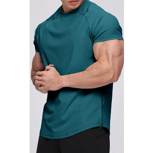 Ghassy Co. Erkek Running Sports Reglan Oval Kesim Penye T-Shirt