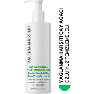 Valeria Massimo Çay Ağacı Özlü Yüz Yıkama Jeli 200ML