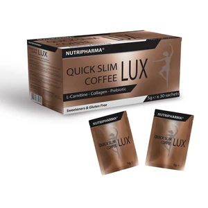 Quıck Slım Coffee Lux,biyoaktif Kolajen Peptidleri,l-Karnitin,prebiyotikli Form Kahve, 5g x 30 Saşe